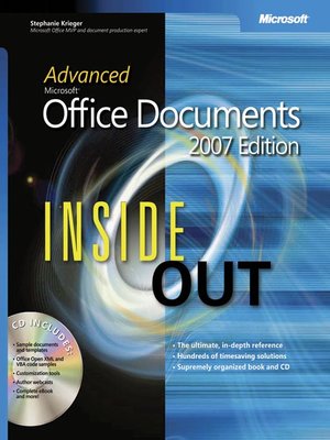 cover image of Advanced Microsoft&#174; Office Documents 2007 Edition Inside Out